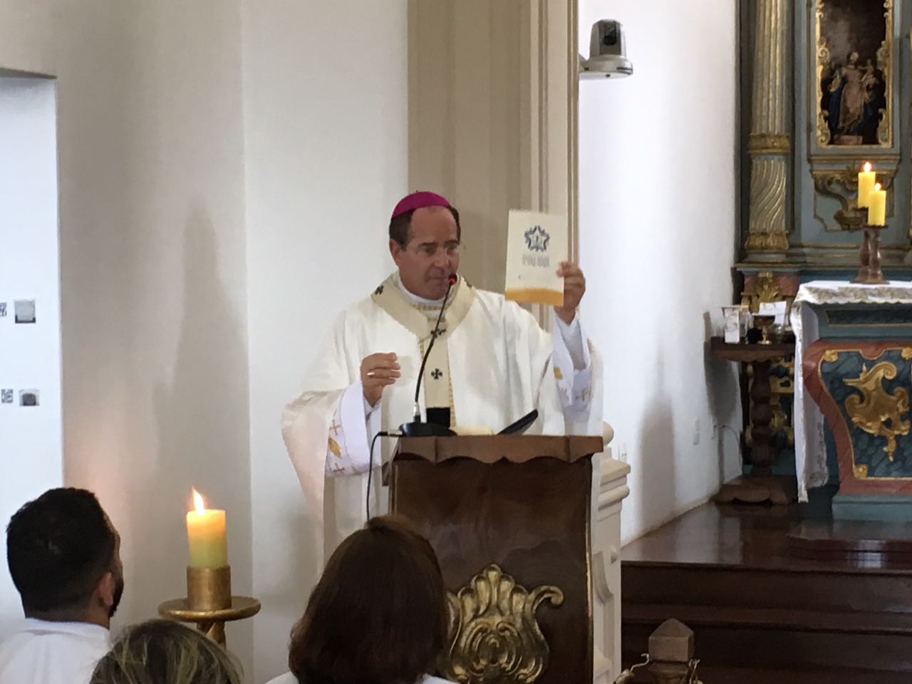 Arcebispo Metropolitano de BH, Dom Walmor, apresenta Projeto de Evangelização. Imagem: Arquidiocese de BH 